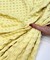 Yellow Minky Dot Fabric by the Yard, 60" Wide Ultra-Soft Plush Minky Fabric for Baby Blankets, Nursery Decor, Plush Toys & Sewing